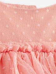 Coral Mesh Party Dress (3mths-7yrs) - Image 7 of 7