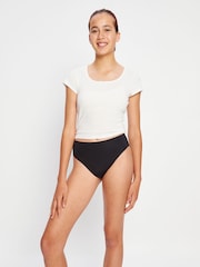ModiBodi Black Teen Period Seamfree Hi-Leg Bikini Moderate - Image 5 of 8