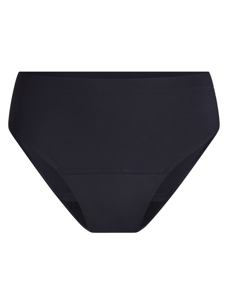 ModiBodi Black Teen Period Seamfree Hi-Leg Bikini Moderate - Image 8 of 8 ModiBodi Black Teen Period Seamfree Hi-Leg Bikini Moderate - Image 8 of 8
