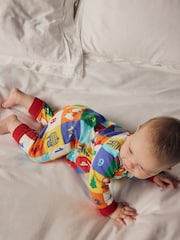 Little Bird by Jools Oliver Multi Colourful Christmas Advent Calendar 100% Cotton Rompersuit - Image 3 of 9