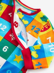 Little Bird by Jools Oliver Multi Colourful Christmas Advent Calendar 100% Cotton Rompersuit - Image 8 of 9