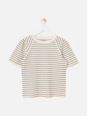 Oliver Bonas Striped Ribbed T-Shirt - Larawan 2 ng 6