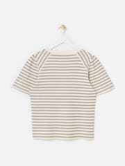 Oliver Bonas Striped Ribbed T-Shirt - Larawan 3 ng 6