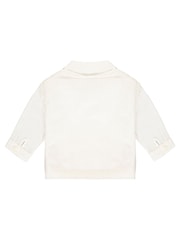 Emile Et Rose Ivory Cream 100% Cotton Tank Top, Trousers & Shirt 3pc Set - Image 4 of 6