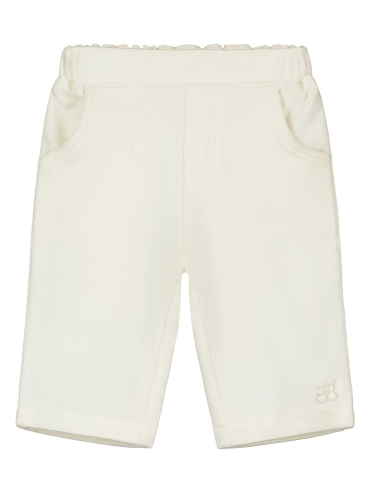 Emile Et Rose Ivory Cream 100% Cotton Tank Top, Trousers & Shirt 3pc Set - Image 6 of 6