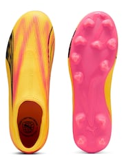 Puma Orange Junior Ultra Match Football Boots - Image 3 of 4