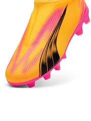 Puma Orange Junior Ultra Match Football Boots - Image 4 of 4