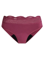 ModiBodi Purple Perio-Sensual Hi Waist Bikini Moderate Plum - Image 7 of 7