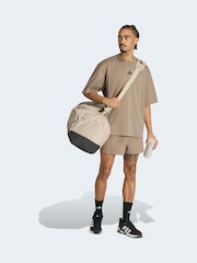 adidas Cream Primelift Workout Oversize T-Shirt - Image 4 of 7