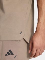 adidas Cream Primelift Workout Oversize T-Shirt - Image 6 of 7