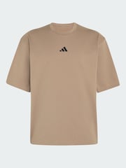 adidas Cream Primelift Workout Oversize T-Shirt - Image 7 of 7