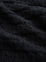 Black Mono Long Sleeve Frill Collar Cardigan - Image 3 of 3