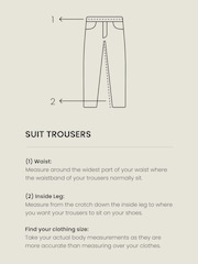 Anthrazitgrau - Tailored Fit - Anzughose - Bild 5 von 5