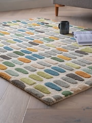 Green Sketch Rug - Image 2 of 4