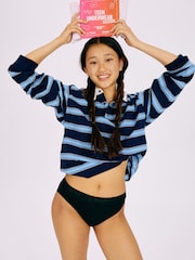 ModiBodi Black Period - Teen Underwear Period Kit with Hipster Bikini Moderate 2 Pack - Image 2 of 13