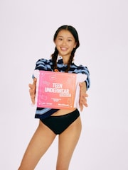ModiBodi Black Period - Teen Underwear Period Kit with Hipster Bikini Moderate 2 Pack - Image 3 of 13