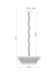 Bronze Amelia 7 Light Chandelier Light - Image 6 of 6