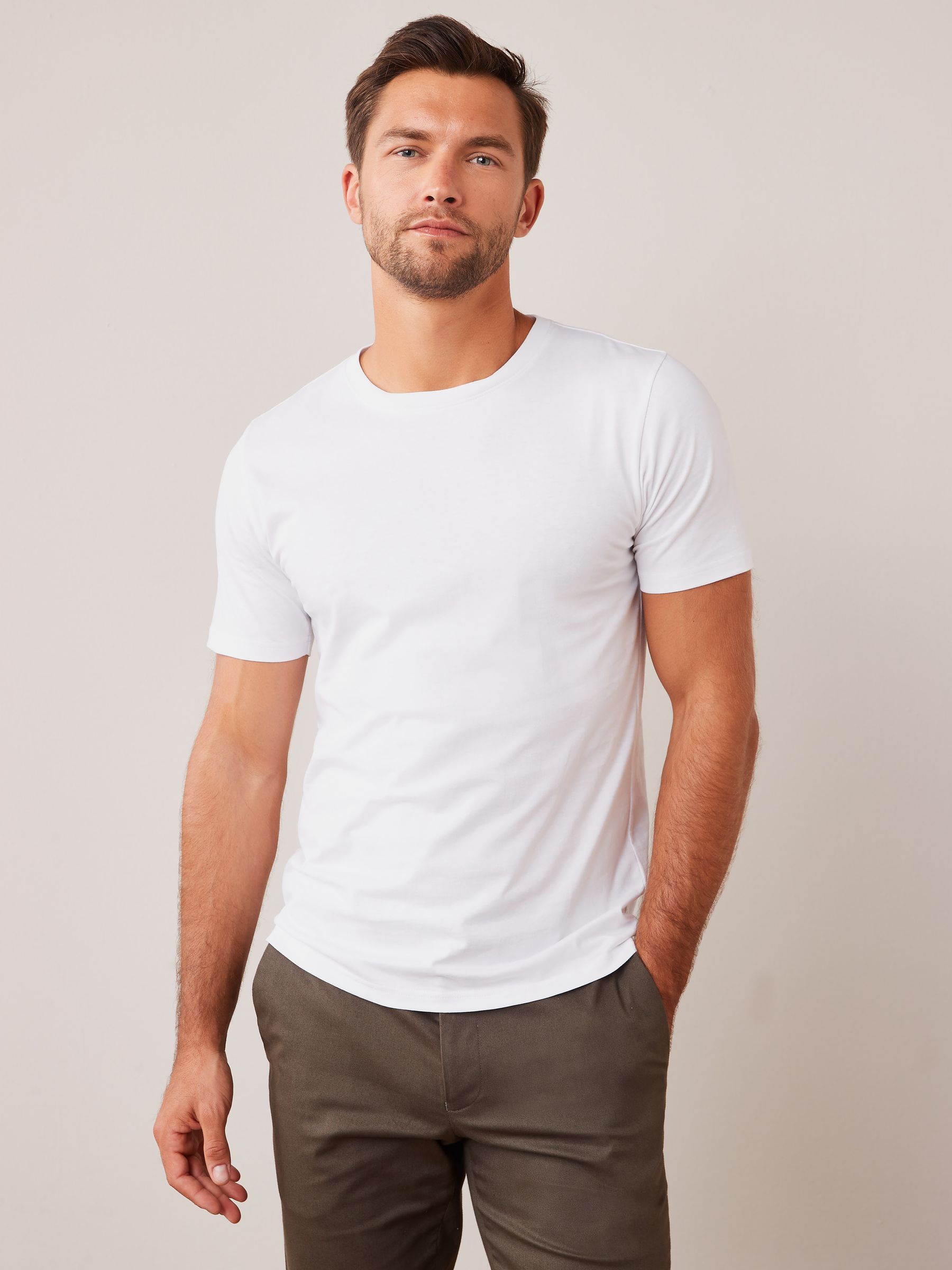 Plain white t shirts under 100 online