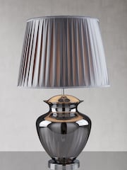 Searchlight Smoked Glass Aurora Urn Table Lamp - Image 1 of 1