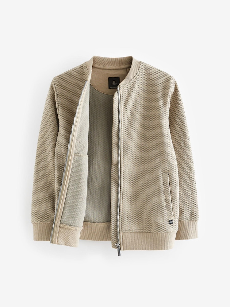 Sand Smart Bomber Jacket (3-16yrs) - Image 2 of 4 Sand Smart Bomber Jacket (3-16yrs) - Image 2 of 4
