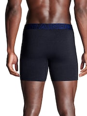Under Armour Blue/Grey 100% Cotton Performance Boxers 3 Pack - Image 3 of 3