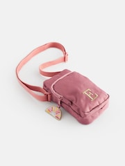 Bright Pink Initial Sun patch Cross-Body Bag - Image 3 of 17