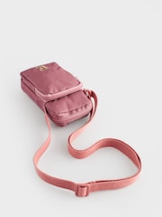 Bright Pink Initial Sun patch Cross-Body Bag - Image 4 of 17