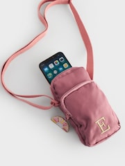 Bright Pink Initial Sun patch Cross-Body Bag - Image 5 of 17