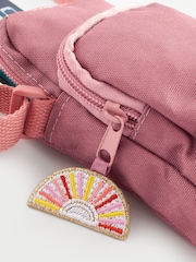 Bright Pink Initial Sun patch Cross-Body Bag - Image 6 of 17
