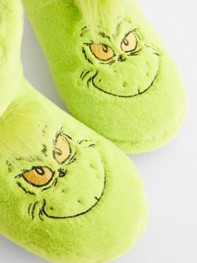 Grinch Green - Warm Lined Slipper Boots - Image 4 of 6