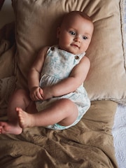 The Little Tailor Baby Woven Rompersuit - Image 1 of 8