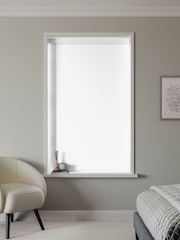 White Plain Blackout Made to Measure Roller Blind - Image 2 of 6