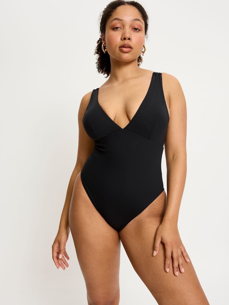 ModiBodi Black Period- Swimwear V-Plunge One Piece Super - Image 1 of 7 ModiBodi Black Period- Swimwear V-Plunge One Piece Super - Image 1 of 7