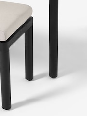 MADE.COM Grey Sassari Garden Dining Bench Set - Image 6 of 9