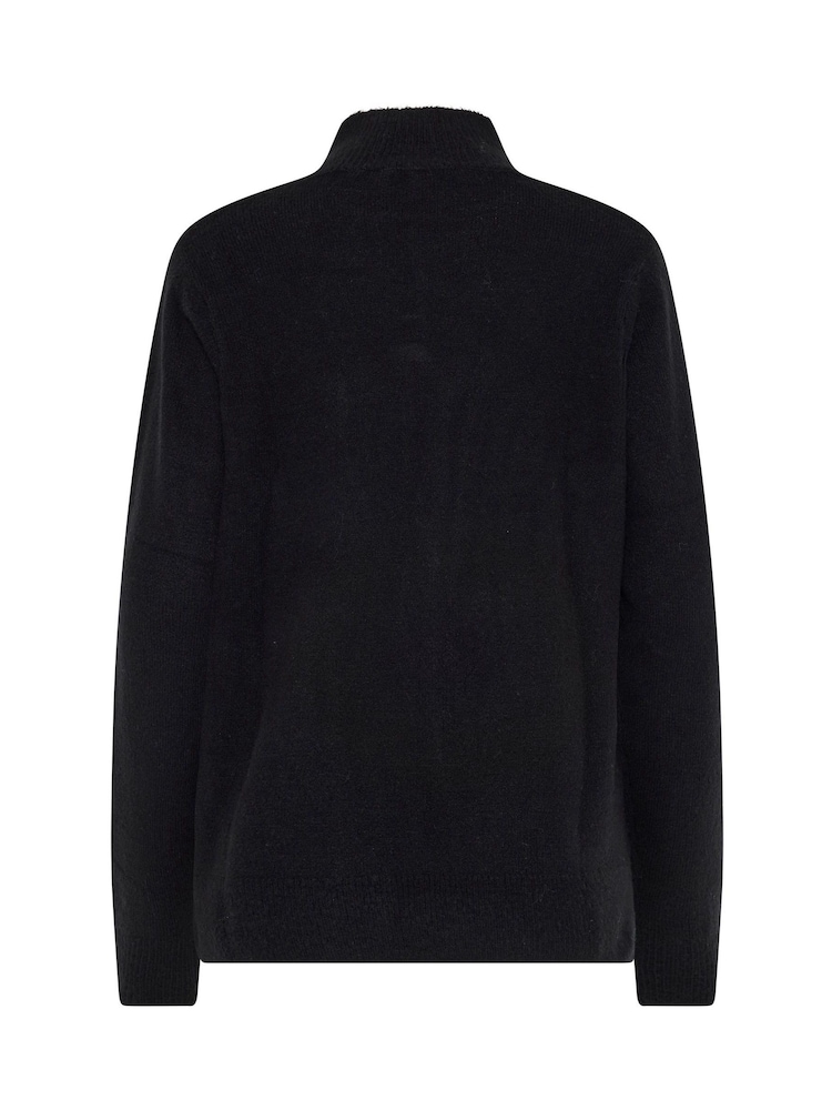 Long Tall Sally Black Turtle Neck Knitted Jumper - Image 6 of 6 Long Tall Sally Black Turtle Neck Knitted Jumper - Image 6 of 6