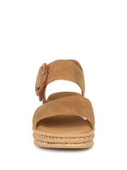 Gabor Brown Andre Leather Sandals - Image 4 of 5