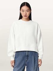 AllSaints White Esme Pippa Sweatshirt - Image 1 of 7