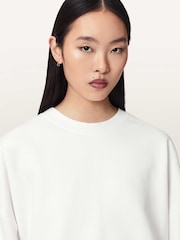 AllSaints White Esme Pippa Sweatshirt - Image 4 of 7
