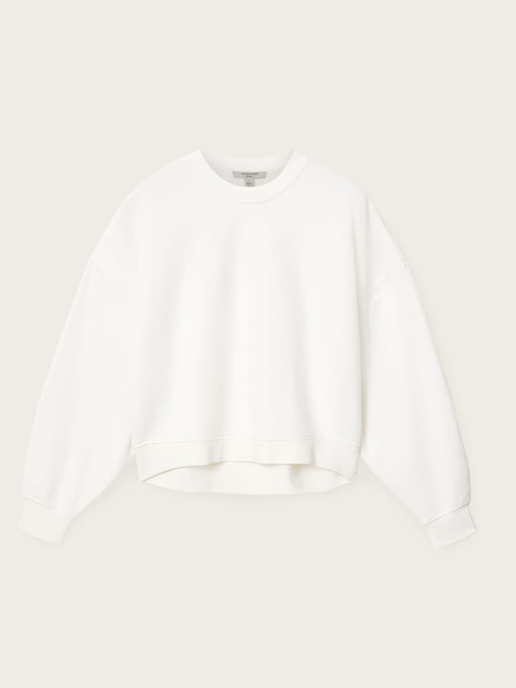 AllSaints White Esme Pippa Sweatshirt - Image 7 of 7 AllSaints White Esme Pippa Sweatshirt - Image 7 of 7