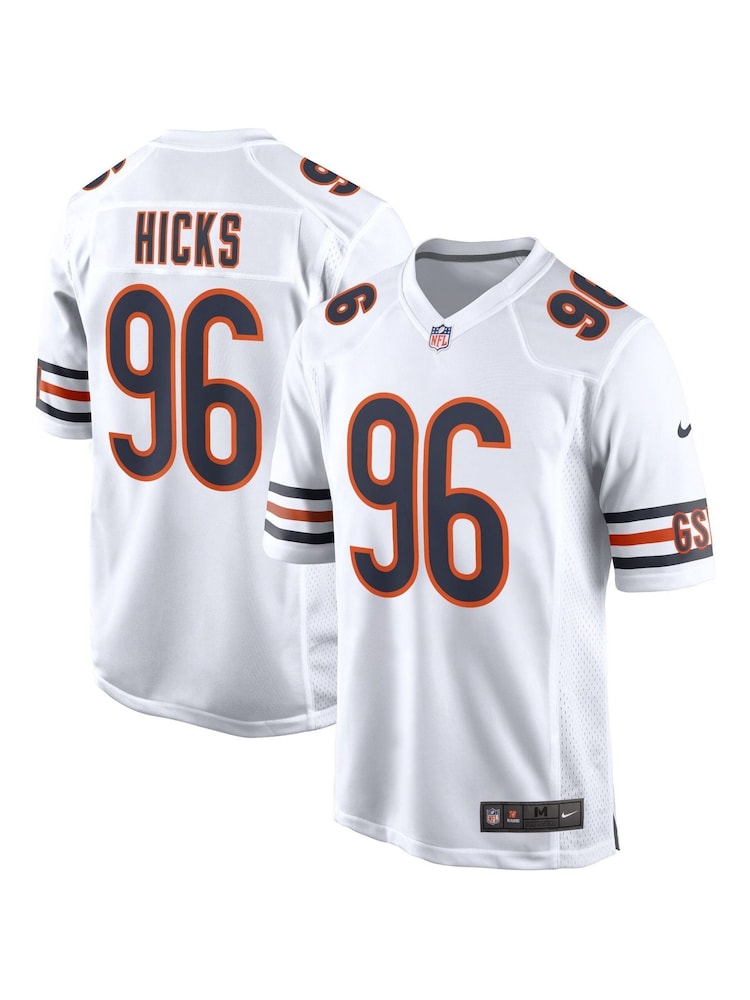 Fanatics Chicago Bears Game Road White Jersey - Akiem Hicks Youth - Image 1 of 3