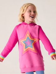 Rosa - Little Bird by Jools Oliver Star Hooded 100% Cotton Sweat Dress - Imagen 5 de 7