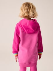 Rosa - Little Bird by Jools Oliver Star Hooded 100% Cotton Sweat Dress - Imagen 7 de 7