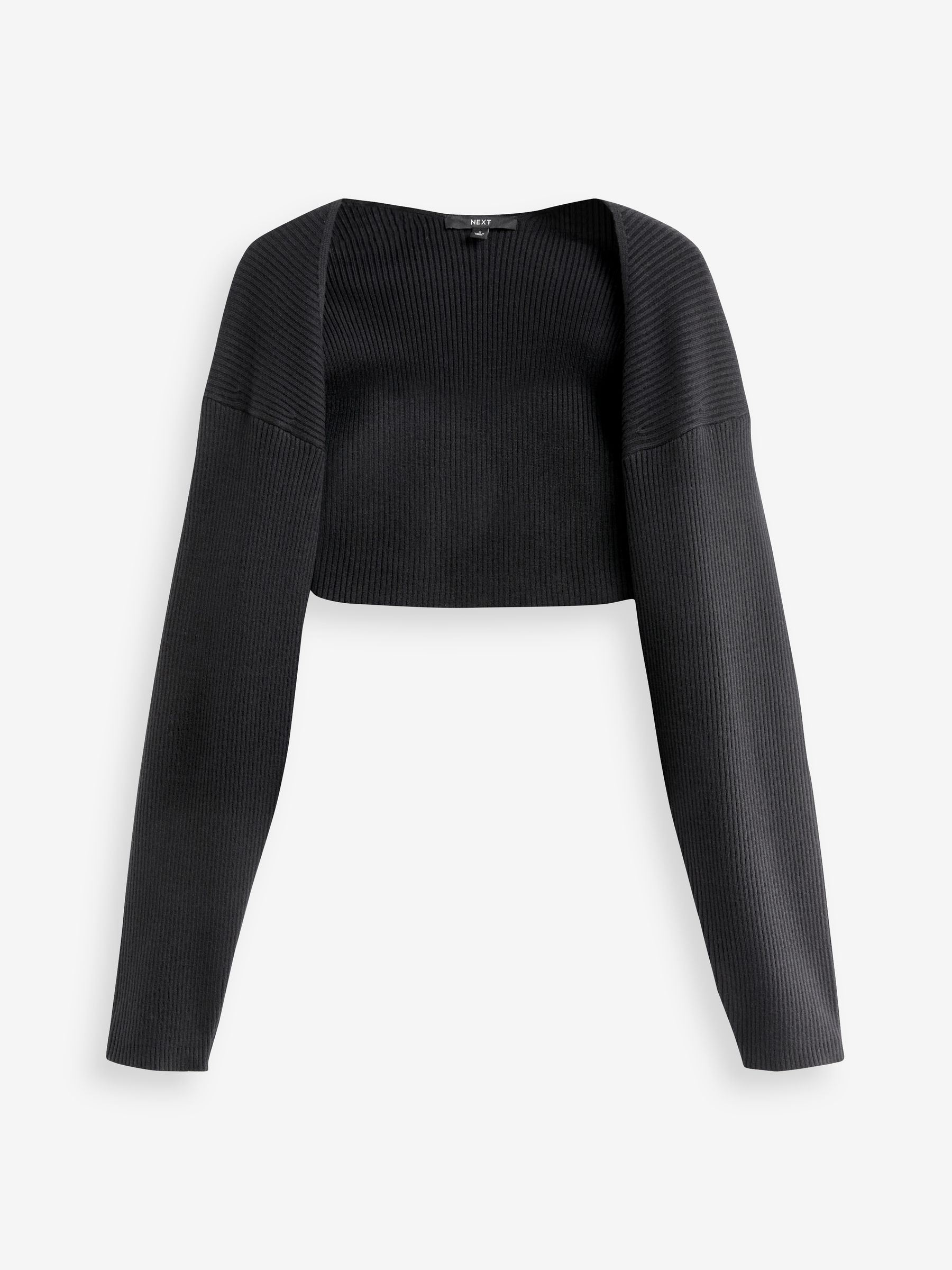 Buy Black Shrug And Boobtube Co ord Cardigan from Next Luxembourg