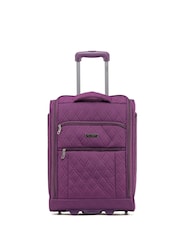 Flight Knight 55x40x20cm Ryanair Priority Soft Case Cabin Carry On Suitcase Hand Mono Canvas Luggage - Image 1 of 7