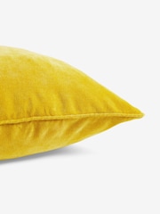 Chartreuse Yellow 59 x 59cm Soft Velour Cushion - Image 4 of 6