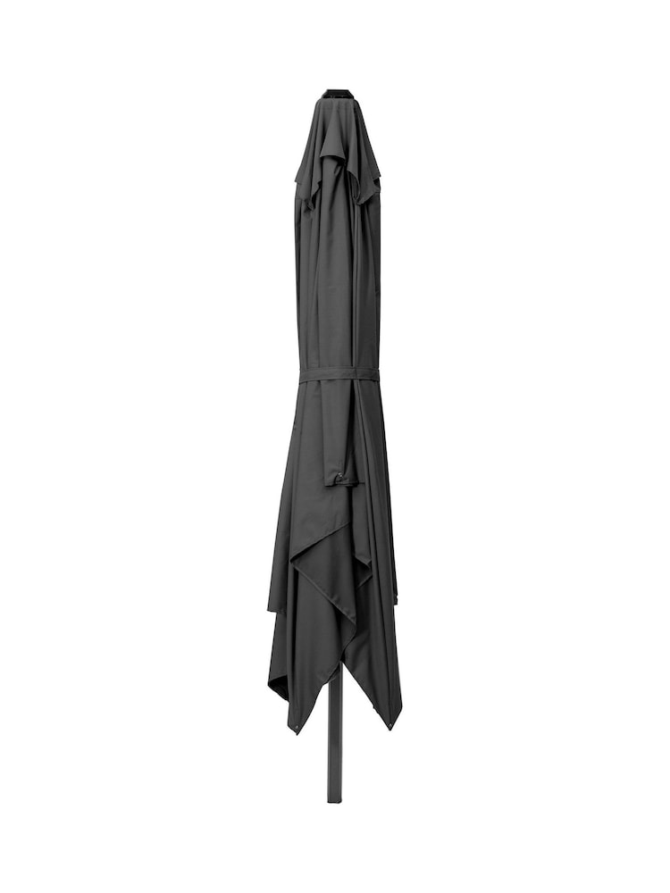 Pacific Grey Taupe Garden Voyager T2 2.7m Square Anthracite Parasol - Image 9 of 9