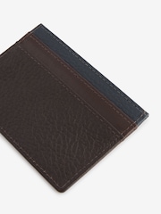 Brown Contrast Leather Card Holder - Image 3 of 4