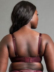 Curvy Kate Red Scantilly Laced Up Plunge Bra - Image 2 of 4