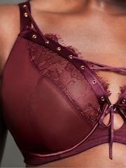 Curvy Kate Red Scantilly Laced Up Plunge Bra - Image 4 of 4