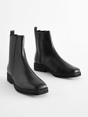 Black Forever Comfort® Square Toe Chelsea Ankle Boots - Image 5 of 8